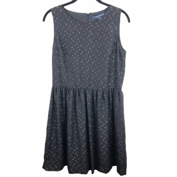 French Connection Metallic Polka Dot Dress - Picture 1 of 5